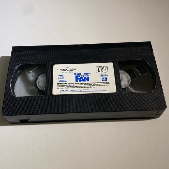 📼 VHS, 1997 The Fan Movie  Drama Crime Thriller ; Wesley Snipes, Robert DeNiro - Picture 3 of 3